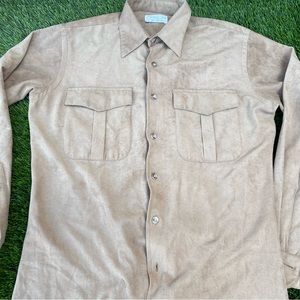 Dior velour button down